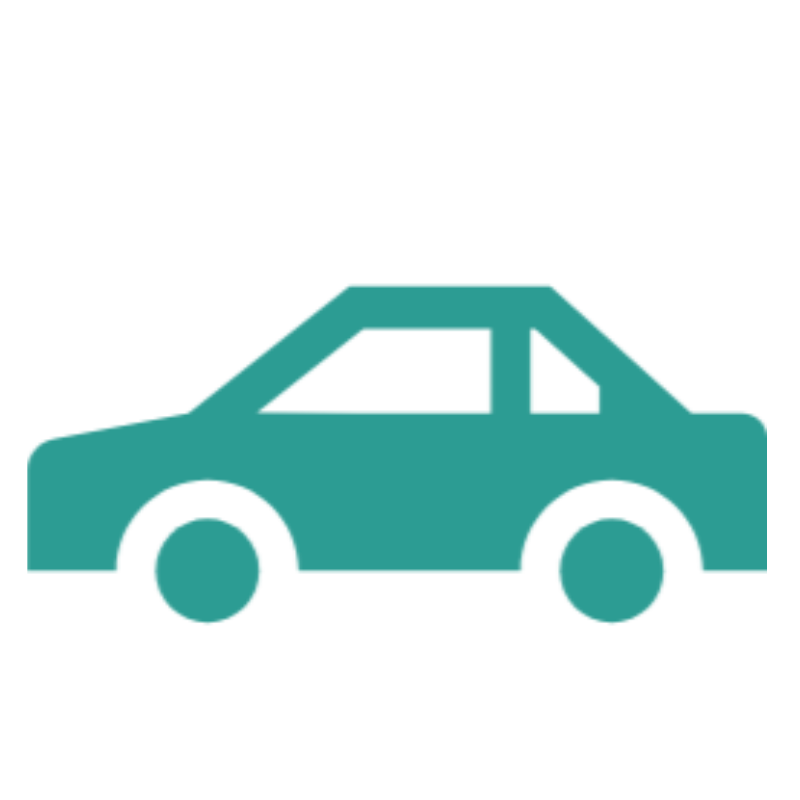 緑色の車のイラスト